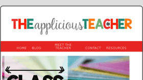 What Theappliciousteacher.com website looked like in 2017 (7 years ago)