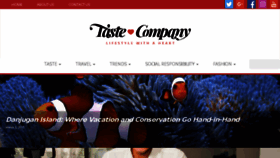 What Taste.company website looked like in 2017 (7 years ago)