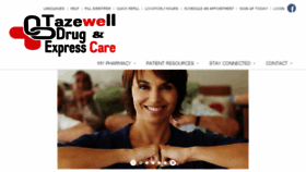 What Tazewelldrug.com website looked like in 2017 (7 years ago)