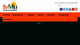 What Tvmu.tv website looked like in 2017 (7 years ago)