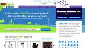 What Thefairpages.com website looked like in 2017 (7 years ago)