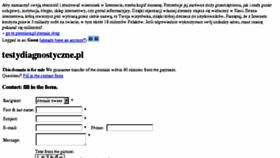 What Testydiagnostyczne.pl website looked like in 2017 (7 years ago)