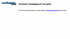 What Tritonlogging.com website looked like in 2017 (7 years ago)