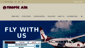 What Tropicair.com website looked like in 2017 (7 years ago)