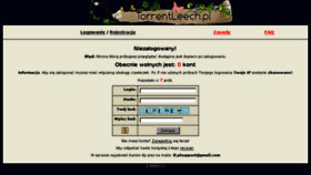 What Torrentleech.pl website looked like in 2017 (7 years ago)