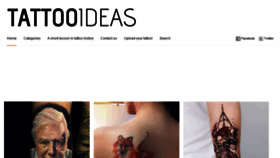 What Tattooideas247.com website looked like in 2017 (7 years ago)