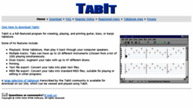 What Tabit.net website looked like in 2017 (7 years ago)