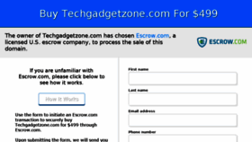 What Techgadgetzone.com website looked like in 2017 (7 years ago)