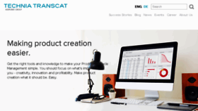 What Techniatranscat.com website looked like in 2017 (7 years ago)