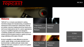 What Topcast.it website looked like in 2017 (7 years ago)