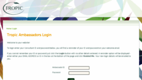 What Tropicambassadors.com website looked like in 2017 (7 years ago)