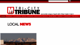 What Tricitytribuneusa.com website looked like in 2017 (7 years ago)