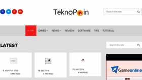 What Teknopoin.com website looked like in 2017 (7 years ago)