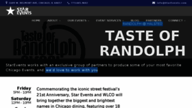 What Tasterandolph.com website looked like in 2017 (7 years ago)