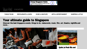 What Timeoutsingapore.com website looked like in 2017 (7 years ago)