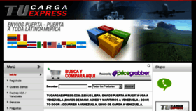 What Tucargaexpress.com website looked like in 2017 (7 years ago)