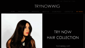 What Trynowwig.com website looked like in 2017 (7 years ago)