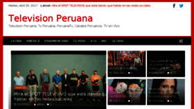 What Television-peruana.org website looked like in 2017 (7 years ago)