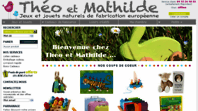 What Theo-et-mathilde.com website looked like in 2017 (7 years ago)