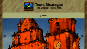 What Toursnicaragua.com website looked like in 2017 (7 years ago)