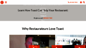 What Toasttab.com website looked like in 2017 (7 years ago)