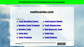 What Teethcenter.com website looked like in 2017 (7 years ago)