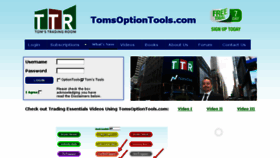 What Tomsoptiontools.com website looked like in 2017 (7 years ago)