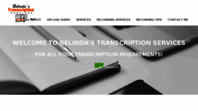 What Transcriptionservices.co.za website looked like in 2017 (7 years ago)