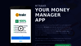 What Trakr.co.in website looked like in 2017 (6 years ago)
