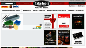 What Taketools.de website looked like in 2017 (7 years ago)