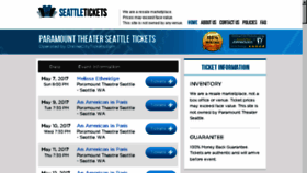 What Theater-seattle.com website looked like in 2017 (6 years ago)