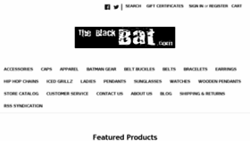 What Theblackbat.com website looked like in 2017 (7 years ago)