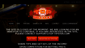 What Top-tipster.com website looked like in 2017 (7 years ago)