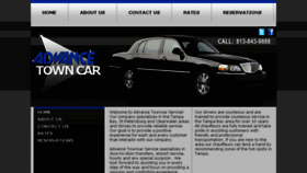 What Tampatowncars.com website looked like in 2017 (6 years ago)