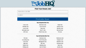 What Thejobhq.com website looked like in 2017 (7 years ago)