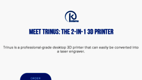 What Trinus3d.com website looked like in 2017 (7 years ago)