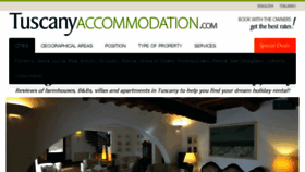 What Tuscanyaccommodation.com website looked like in 2017 (7 years ago)
