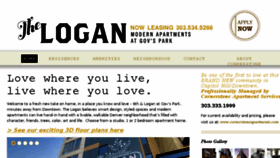 What Thelogandenver.com website looked like in 2017 (6 years ago)
