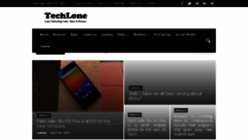 What Techlone.com website looked like in 2017 (7 years ago)