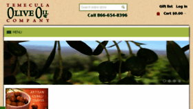 What Temeculaoliveoil.com website looked like in 2017 (7 years ago)