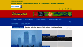 What Thegaminggang.com website looked like in 2017 (6 years ago)