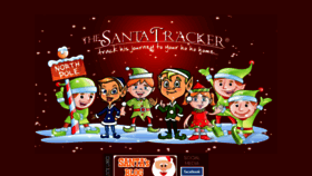 What Thesantatracker.com website looked like in 2017 (7 years ago)