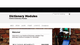 What Theword-dictionary-modules.com website looked like in 2017 (7 years ago)