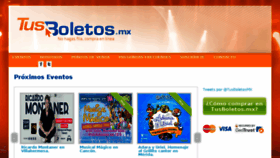 What Tusboletos.mx website looked like in 2017 (7 years ago)