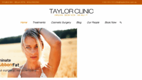 What Taylorclinic.com.au website looked like in 2017 (7 years ago)