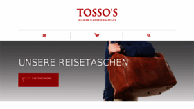 What Tossos.de website looked like in 2017 (6 years ago)