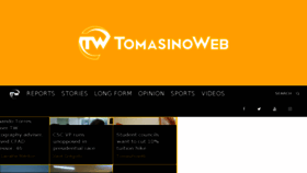 What Tomasinoweb.org website looked like in 2017 (7 years ago)