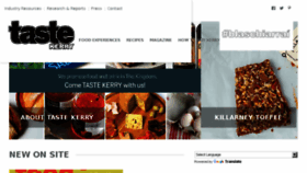 What Tastekerry.ie website looked like in 2017 (6 years ago)
