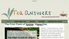 What Teaanswers.com website looked like in 2017 (7 years ago)