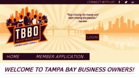 What Tampabaybusinessowners.org website looked like in 2017 (7 years ago)